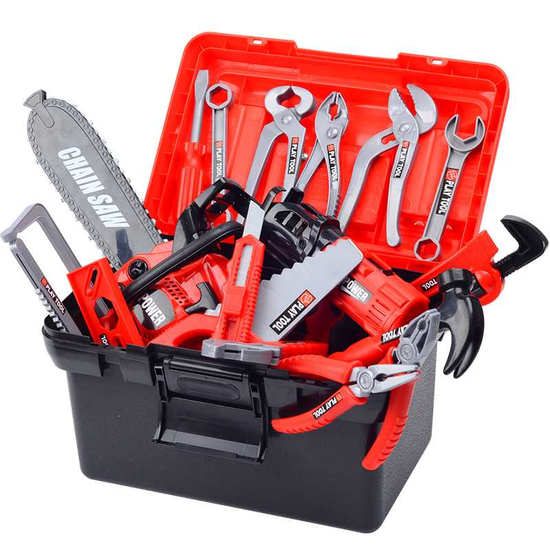 The Children &#039;s toolbox baby simulation maintenance tools drill screwdriver set repaired every man toys