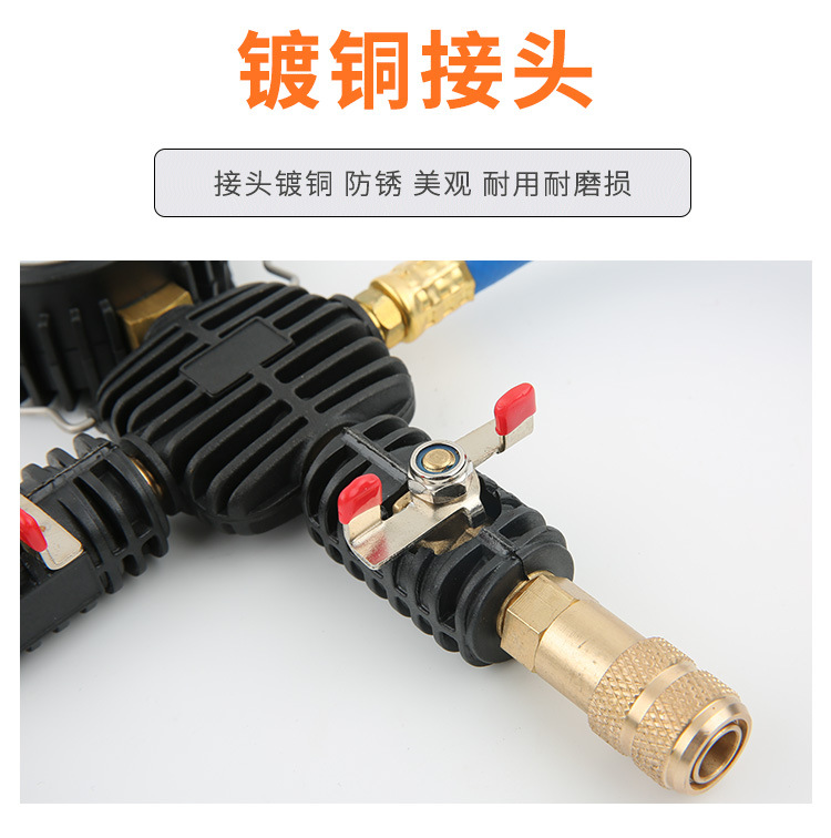 28-Piece Set Water Tank Leak Detector Car Water Tank Pressure Gauge Leak Detector Water Tank Detection Repair Tool
