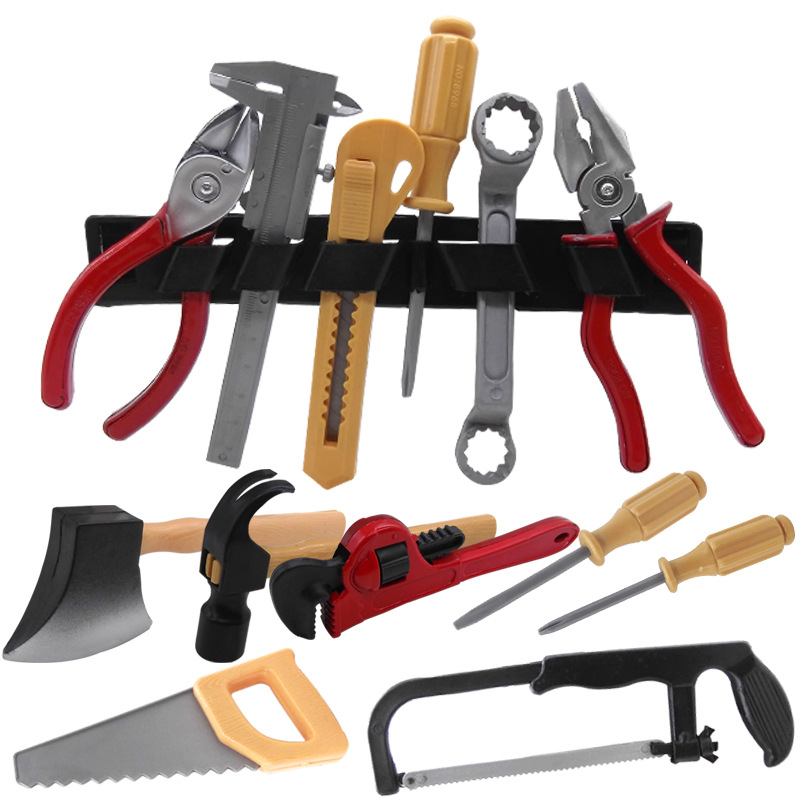 Huicheng Children simulation multi-functional repair tool hacksaw 14 pieces set DIY Educational Toys Wholesale