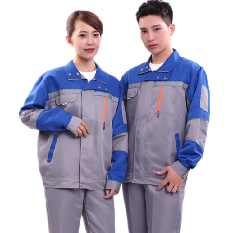 Long-Sleeved Overall Suit Men&#039;s Spring and Autumn Workshop Factory Clothing Tops Auto Repair Tooling Labor Protection Clothing