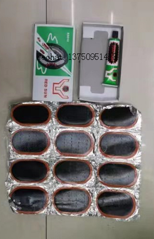Quick Self - Adhesive Cold Patch Film Drying Rubber Automobile Inner Tube Vacuum Tire Patch Tool With Glue Free Tire Pat