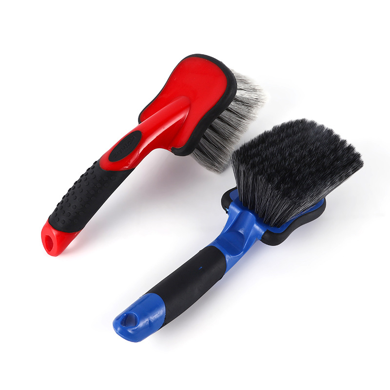 Amazon Best-Selling Car Wash Commonly Used Tire Brush Interior Brush Steel Ring Brush Car Wash Cleaning Tools