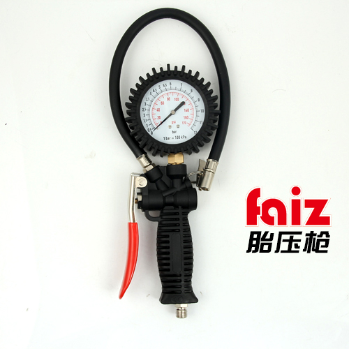 Pneumatic tools for pressure gauges in tire pressure gauges.