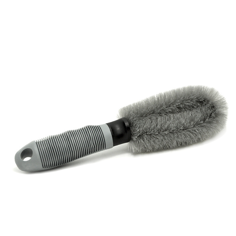 Car Wash Hub Brush Tire Brush Car Cleaning Wheel Special Soft Bristle Steel Ring Brush Combination Set Tool