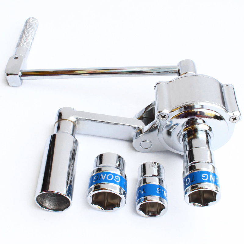 Tuolis Car off-Road Vehicle Power Wrench Booster Unloading Tire Nut Stripping Attachment Basic Hand Tool