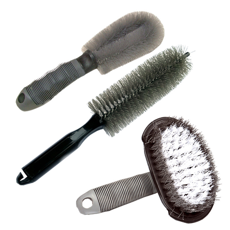 Car Wheel Brush Tools Car Wash Tire Gap Cleaning Cleaning Brush Car Wash Brush for Home and Car Cleaning Supplies