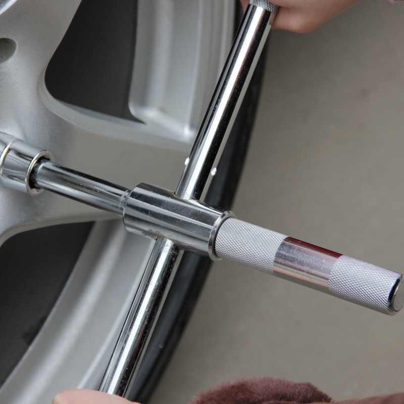 Vehicle tire wrench tool
