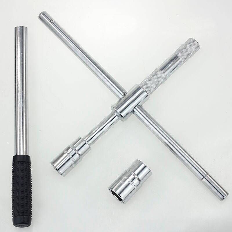 Vehicle tire wrench tool