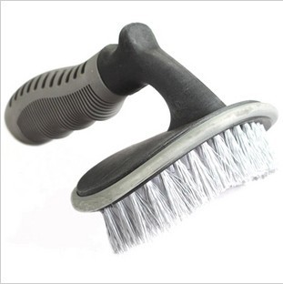 Arc-shaped automobile tire brush pad brush carpet brush non-slip T brush automobile cleaning supplies beauty cleaning tools