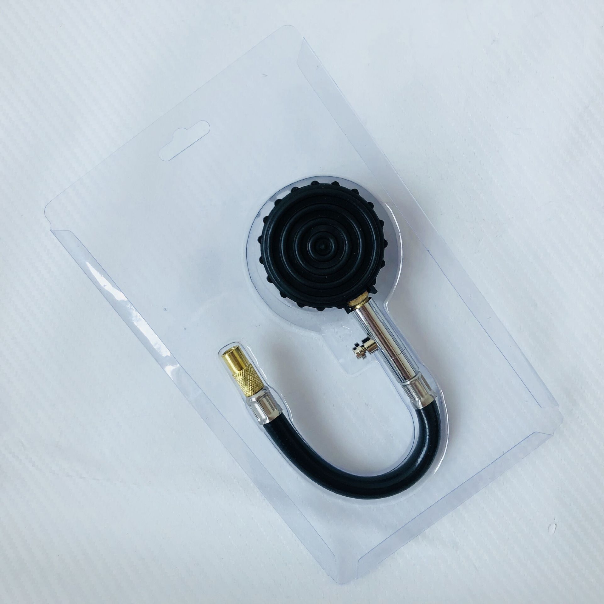 Automobile hose tire pressure gauge Automobile tire pressure measurement tool Automobile tire pressure gauge with air relief
