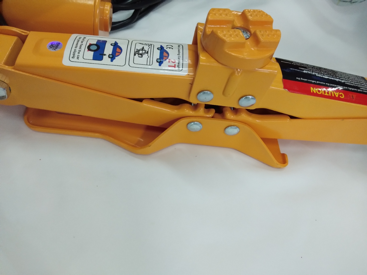 2 ton shear jack car with manual electric tire change tool set car jack supply