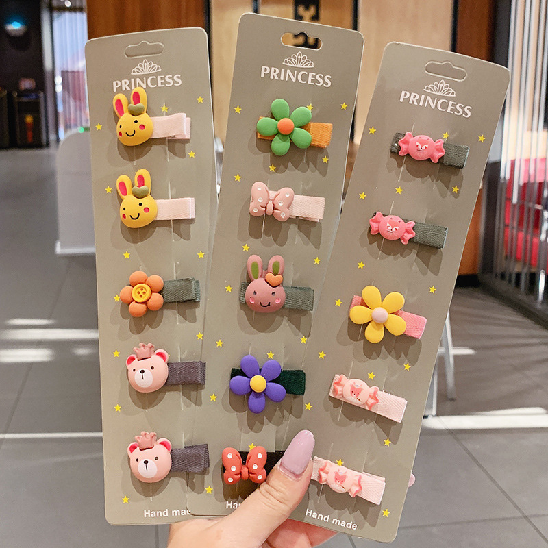 Children&#039;s Hair Accessories Baby Barrettes Princess Baby Hair Clips Barrettes Does Not Hurt Sweat Hair Removal Tool Tire Hair Removal Tool Girl Small Clip Headdress