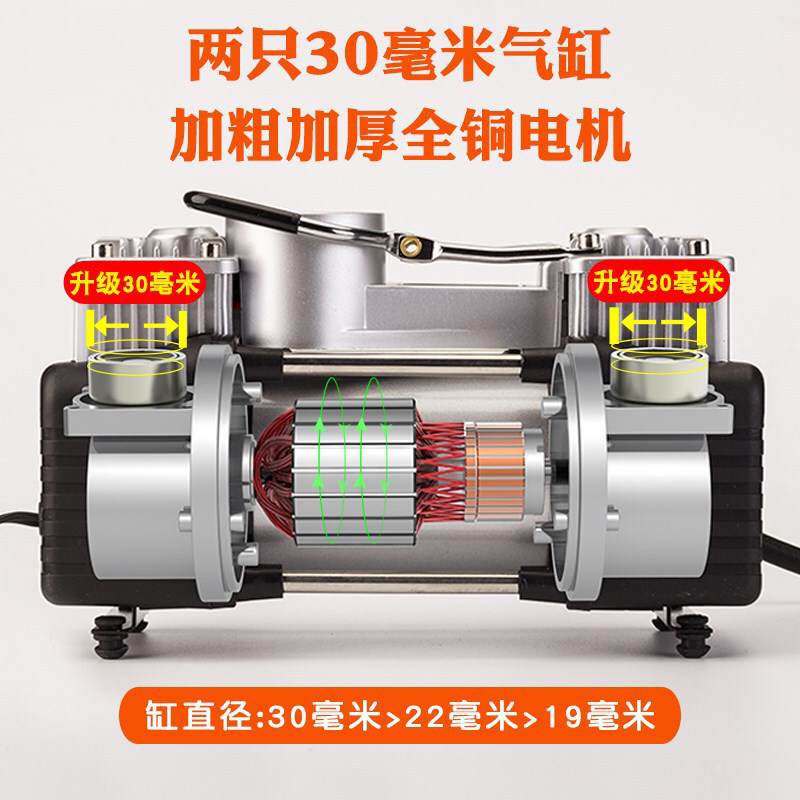Outdoor Car Pressure Air Pressure Power Convenient Vehicle Air Pump Portable Tire Tool Truck