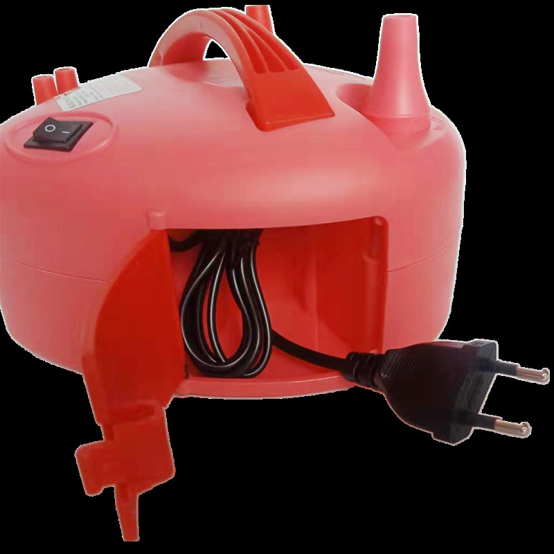 Love Model Electric Tire Pump Double Hole Air Pump Electric Inflator Pumping Ball Tool Balloon Charging Cylinder Wholesale