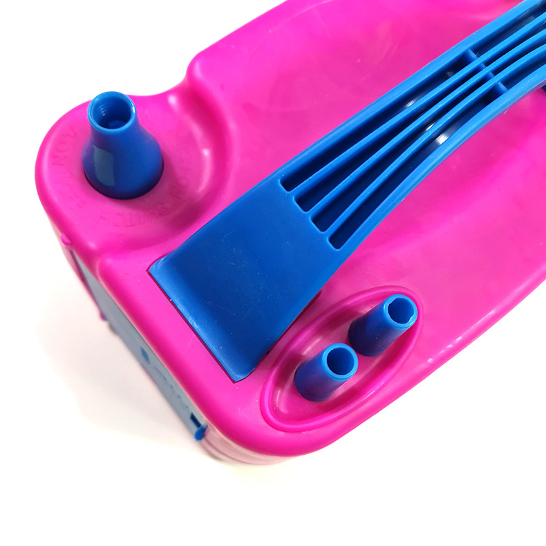 Electric Tire Pump Blowing Balloons Air Pump Double Hole Inflator Pumping Ball Electric Balloon Machine Tool Charging Cylinder
