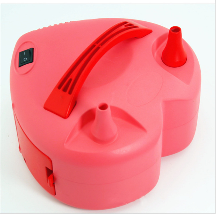 Love Model Electric Tire Pump Double Hole Air Pump Electric Inflator Pumping Ball Tool Balloon Charging Cylinder Wholesale