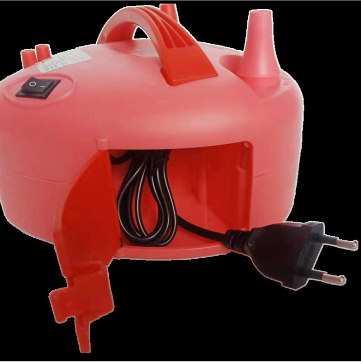 Love Model Electric Tire Pump Double Hole Air Pump Electric Inflator Pumping Ball Tool Balloon Charging Cylinder Wholesale