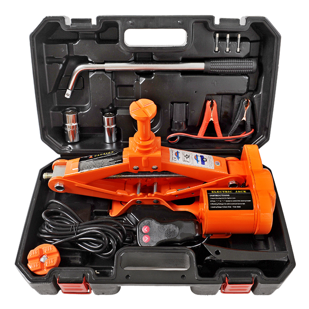 ZS off-Road L Car Electrical Jack, Auto Maintenance Tools, Top Height Machine, Tire Remover Jack 3 Tons Car