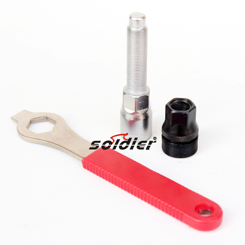 Bicycle crank remover tooth disc remover tool/red handle remover tool to pry the tire