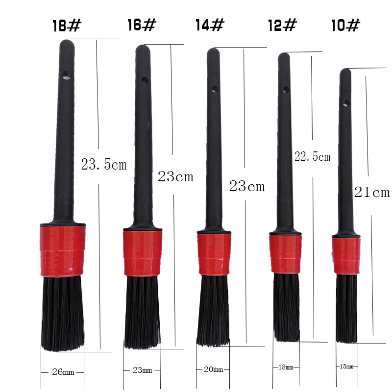 Car Detail Brush 5-Piece Set Gap Brushes Car Wash Brush Tire Cleaning Brush Car Car Washing Tools Cleaning Set