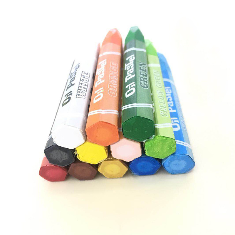 Bulk Oil Painting Stick Student High Quality Oily Crayons Painting Tool Foam Box Aquatic Crayons Tire Marking Pen