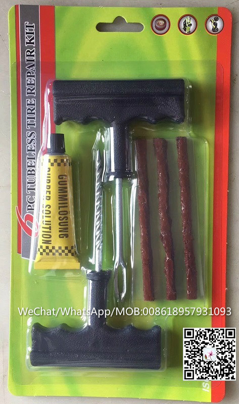 Tubeless tire repair kit