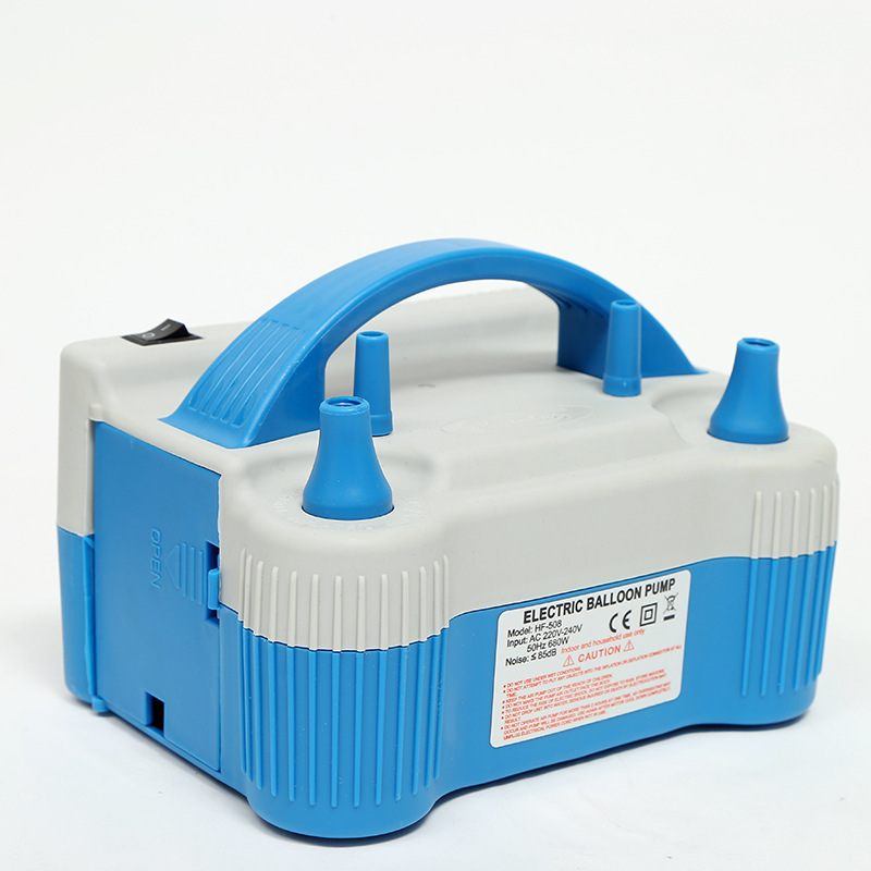 Hf508 Electric Tire Pump Double-Layer Balloon Air Pump Electric Inflator Pumping Ball Tool Balloon Inflatable