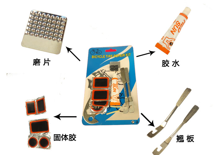 Multifunctional Tire Repair Device.