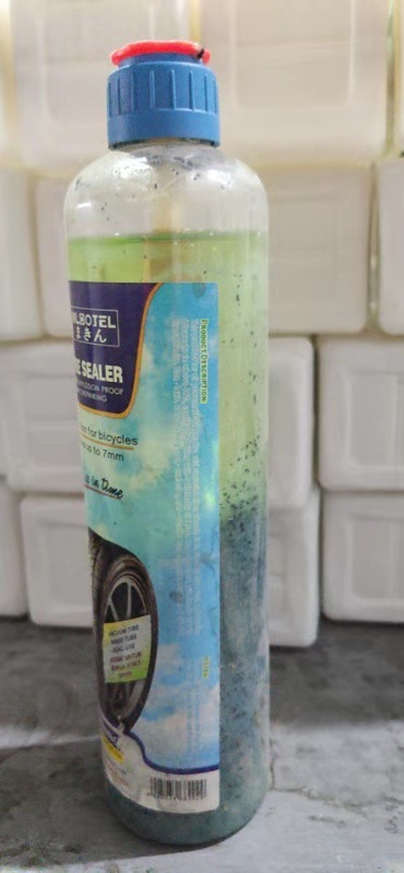 Bicycle Electric Vehicle Tire Repair Fluid Motorcycle Vacuum Tire round Bottle 500ml SelfRepair Tire Repair Fluid