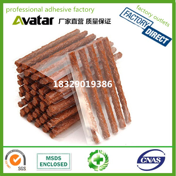 Repair tire seal string  for emergency tire repair