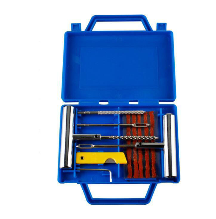 Iron Handle Tire Repair Kit Sets Tire Repair Kit 11-Piece Car Portable Tire Repair Kit Sets Wholesale