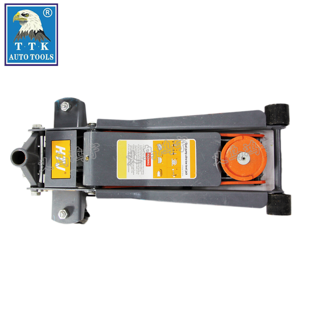 3T/Ton Low Double Pump Low Hydraulic Jack with Car Tire Repair