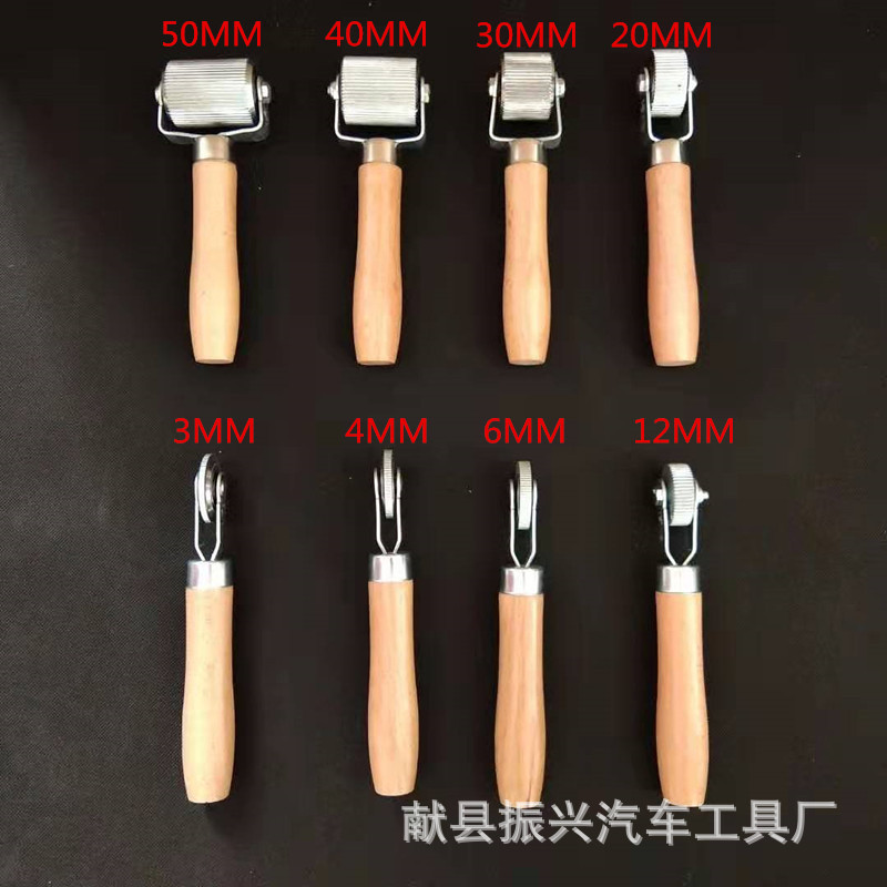 Tire Repair Compaction Roller/Pinch Roller Rolling Cold-Patching Rubber Sheet/Car Tire Repair Tire Repair Kit