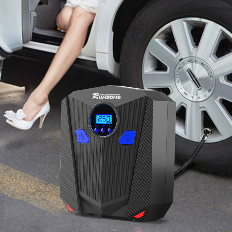 Vehicle Air Pump Car Air Pump Digital Display 12V Portable Tire Tire Pump Intelligent Tire Repair Inflatable