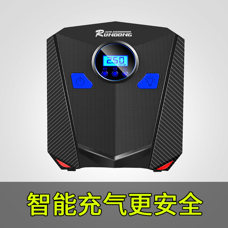 Vehicle Air Pump Car Air Pump Digital Display 12V Portable Tire Tire Pump Intelligent Tire Repair Inflatable