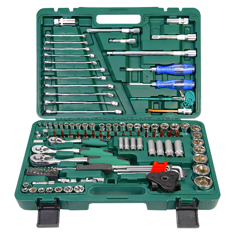 Auto repair sleeve kit kit quick ratchet brake wrench multifunctional cover steam protection tire removal