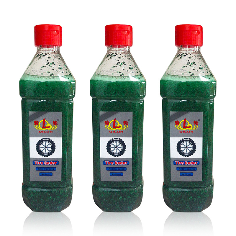 Motorcycle Bicycle Electric Vehicle Tire Repair Fluid Motorcycle Vacuum Tire Square Bottle Self-Repair Tire Repair Fluid