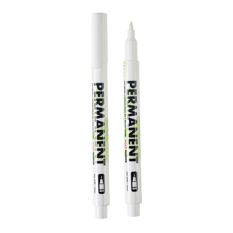 Oily White Small Size Marking Pen Advertising Hook Line Pen Tire Paint Repair Marker Pen DIY Album Painting Graffiti Pen