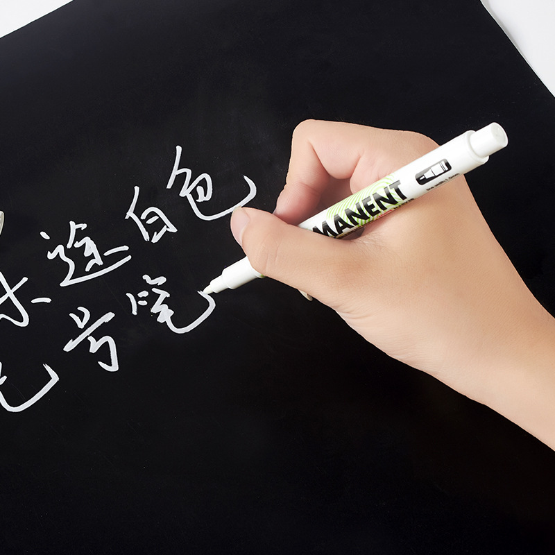 Oily White Small Size Marking Pen Advertising Hook Line Pen Tire Paint Repair Marker Pen DIY Album Painting Graffiti Pen