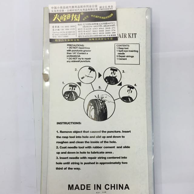 Tire repair kit manufacturers direct sales