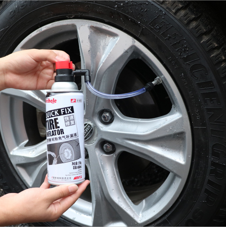 Haoshun Auto Tire Automatic Inflation Tire Sealant Motorcycle Electric Car Vacuum Tire Self-Fluid Tire Repair Kit