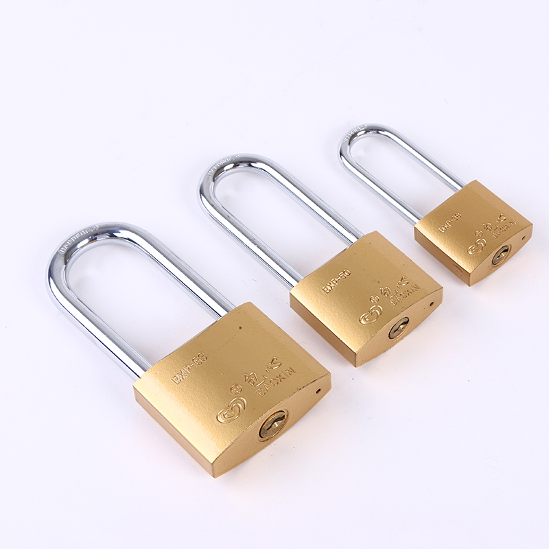 Mini small Household Pure brass Padlock small brass lock case locked the cupboard door lock