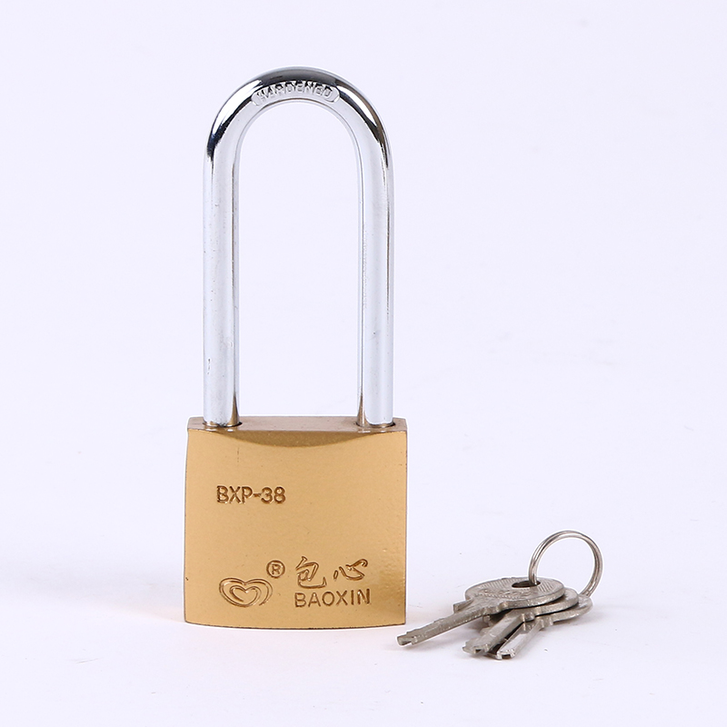 Mini small Household Pure brass Padlock small brass lock case locked the cupboard door lock