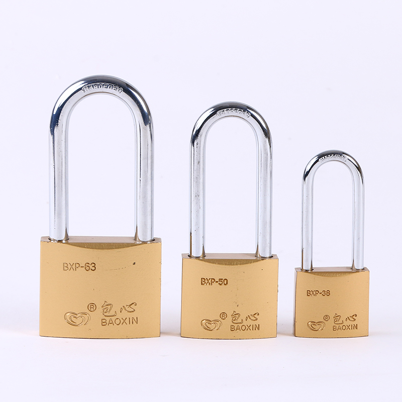 Mini small Household Pure brass Padlock small brass lock case locked the cupboard door lock