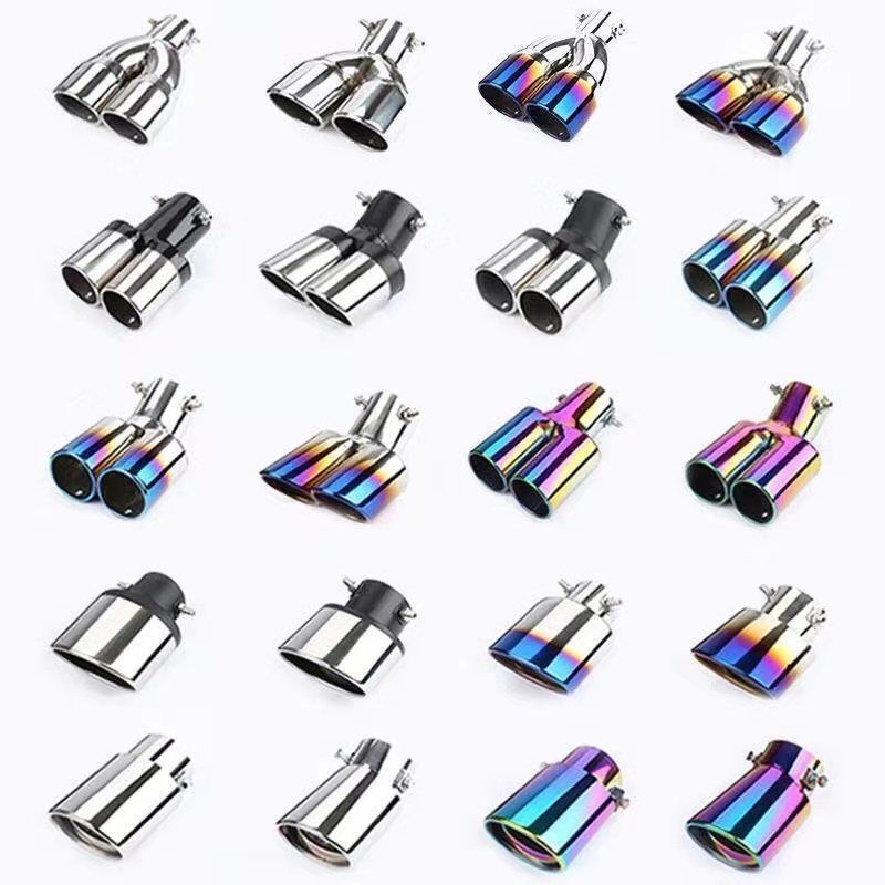 Tailpipe modification wave sound the same as the general tone 2020 tail whistle exhaust pipe decoration car supplies black