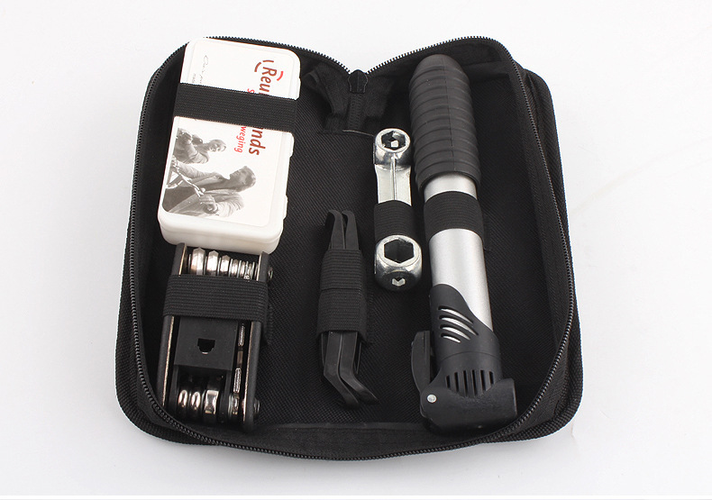 Bicycle Repair Kit Mountain Bike Combination Tool Tire Repair Pump Repair Wrench Set