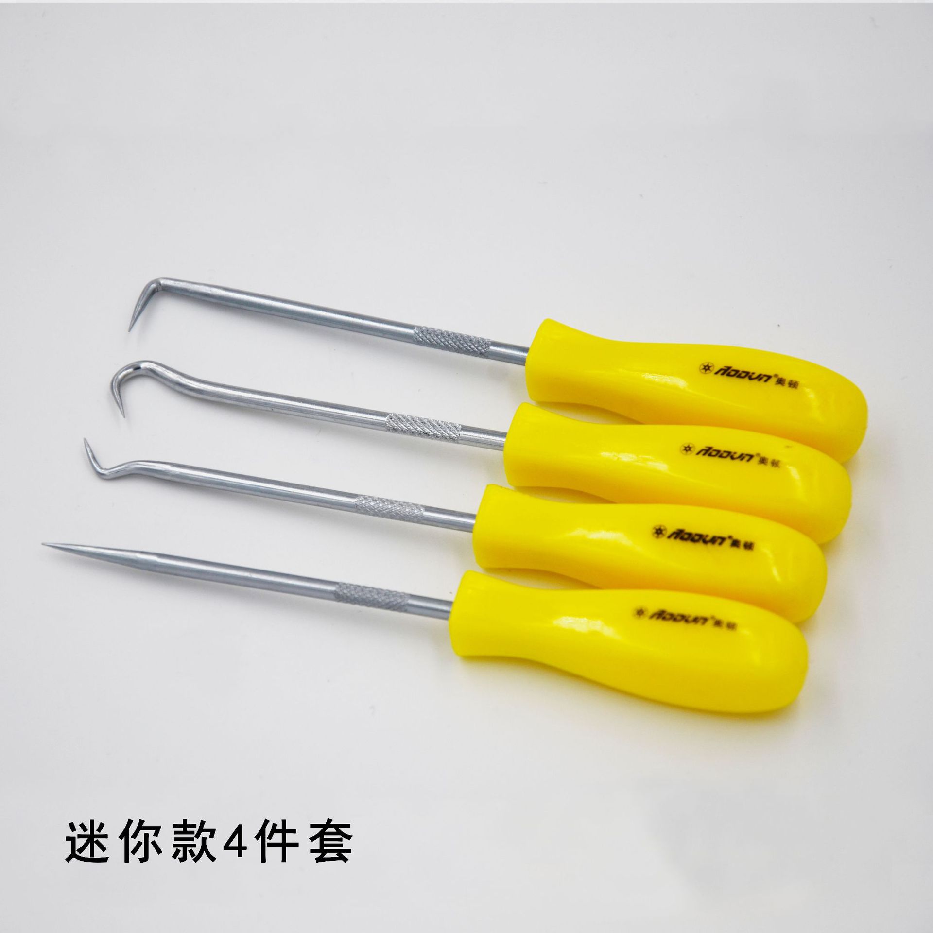 4-Piece Hook Set Tire Repair Auto Protection Tool Oil Seal Screwdriver Puller Disassembly Set Oil Seal Screwdriver