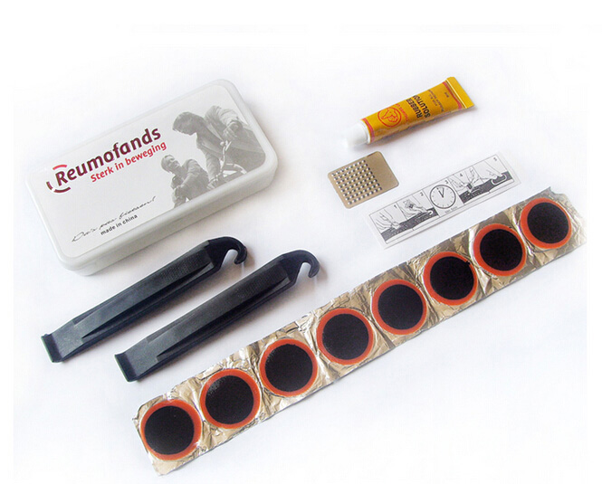 Cycling Bicycle Bike Tire Tyre Puncture Repair Tool Kits Rubber Patch Mini Set