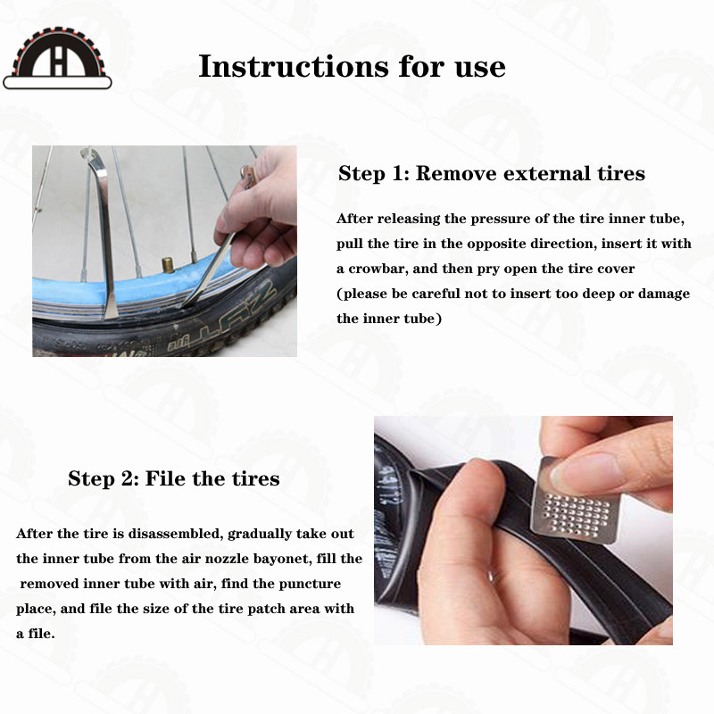 Bicycle Tyre Mending Tools Set Mountain Bike Portable Tire Repair Tool Mini Tire Repair Kit Tire Repair Glue