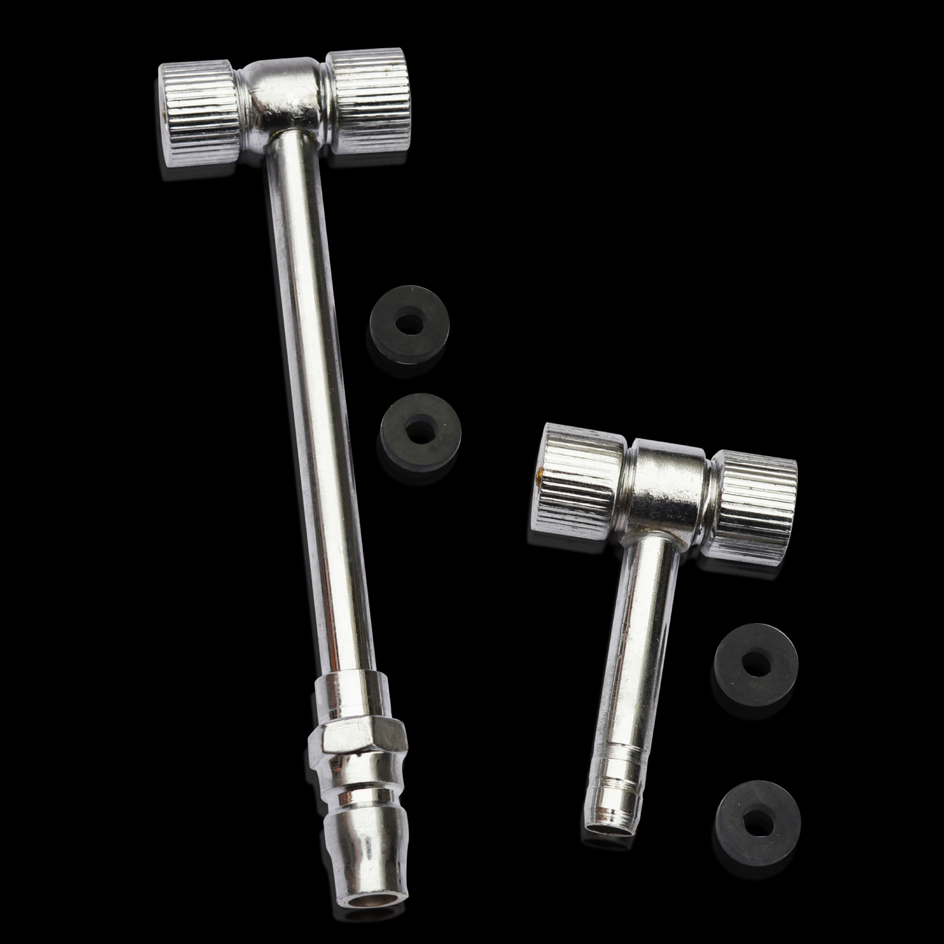 Durable T-Type Double-Headed Inflatable Nozzle Motorcycle Electric Bicycle T-Type Bulging Mouth Inflatable Rod Tire Repair Tool